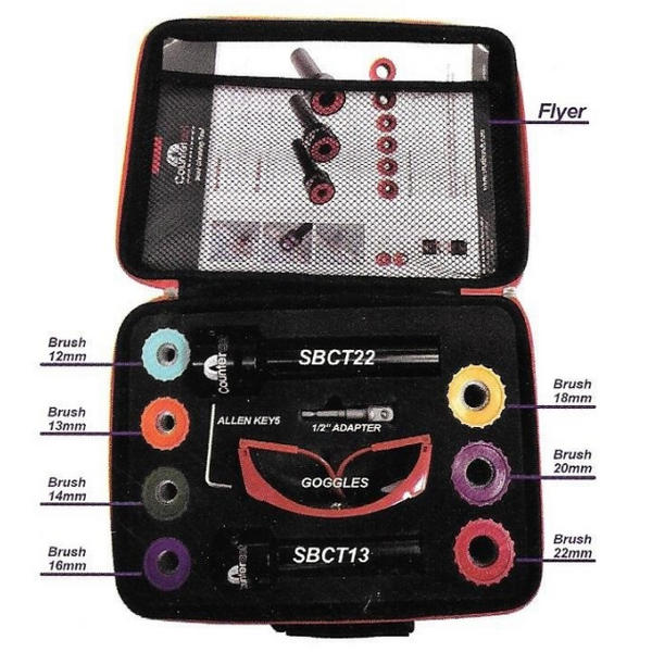 KIT COMPLETO PER PULIZIA COLONNETTE